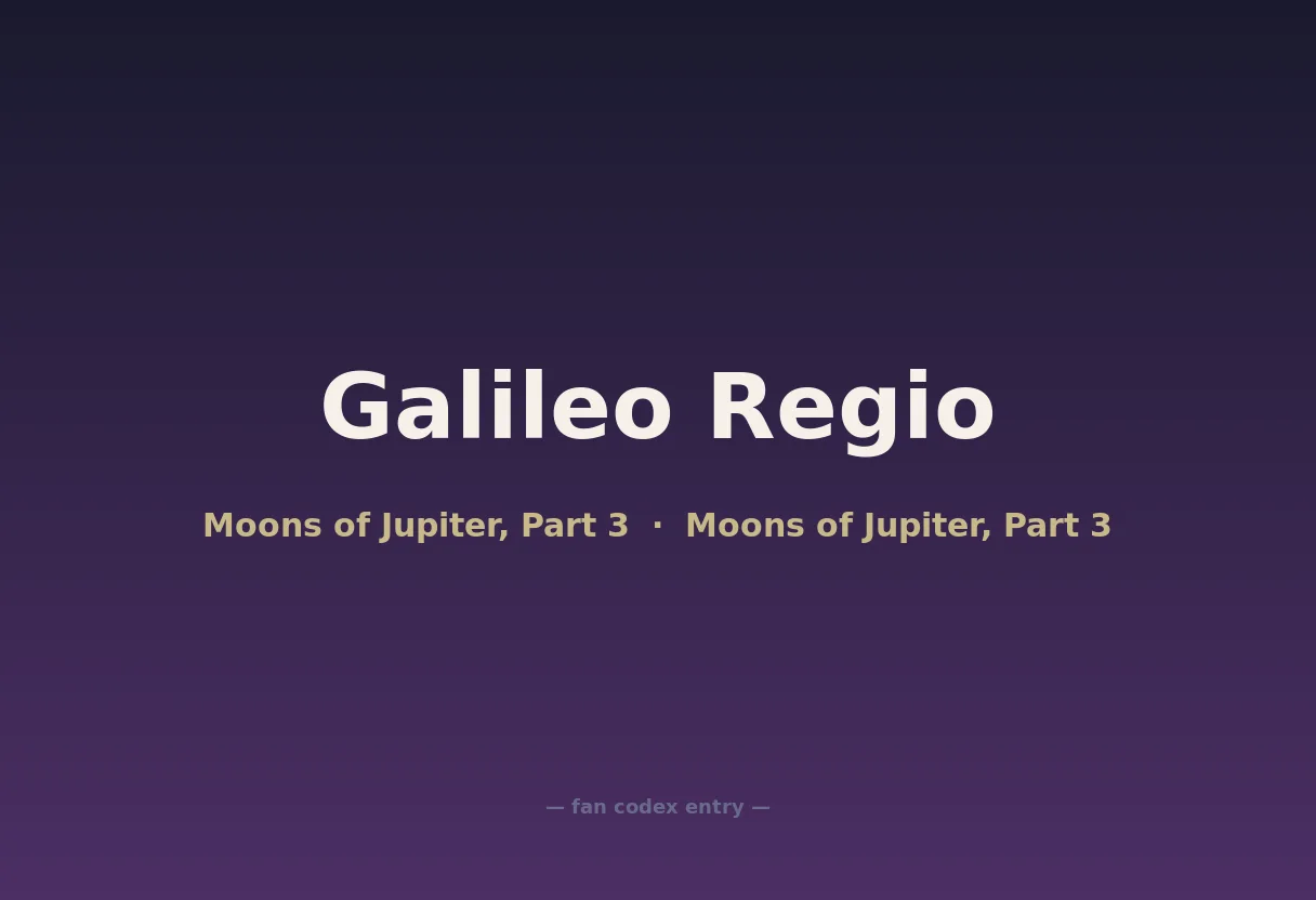 Galileo Regio