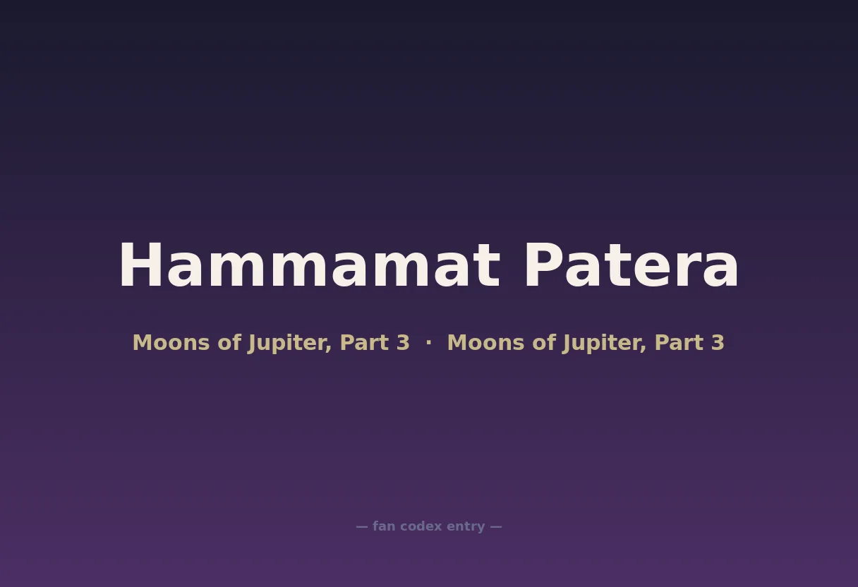 Hammamat Patera