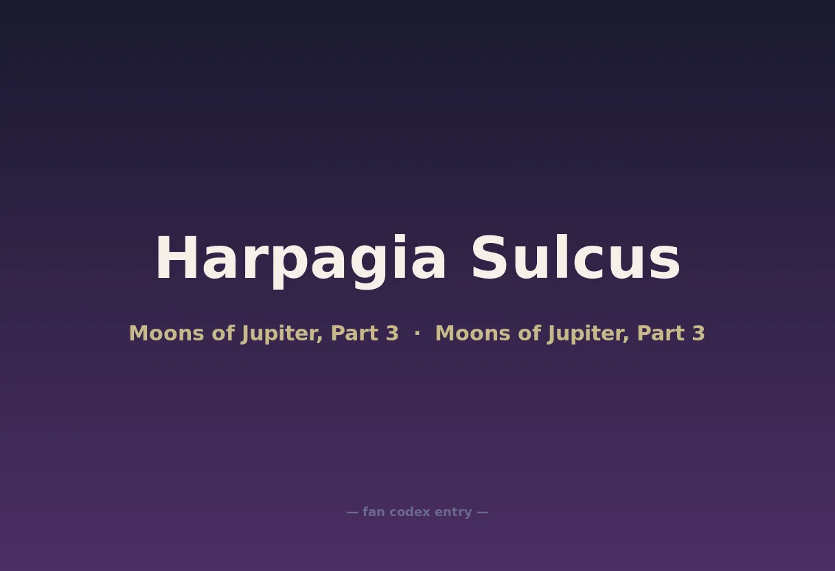 Harpagia Sulcus