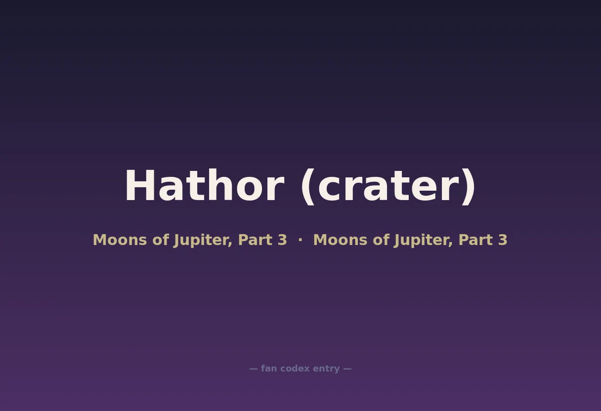 Hathor (crater)