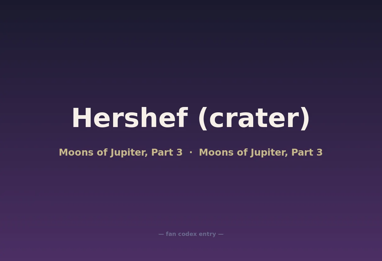 Hershef (crater)