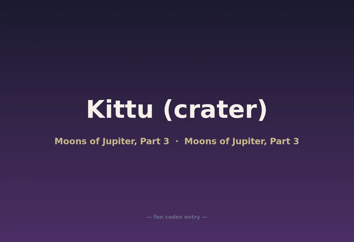 Kittu (crater)