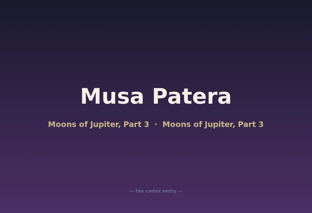 Musa Patera