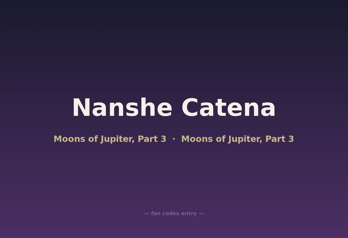 Nanshe Catena