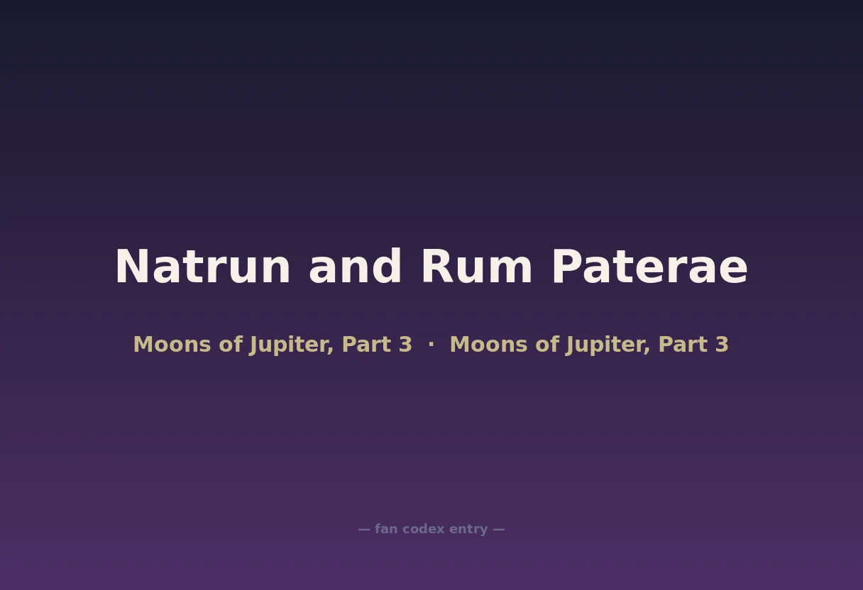 Natrun and Rum Paterae
