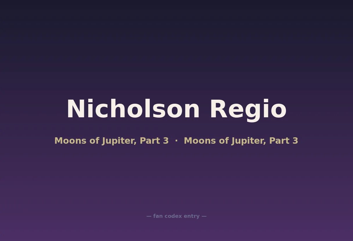 Nicholson Regio