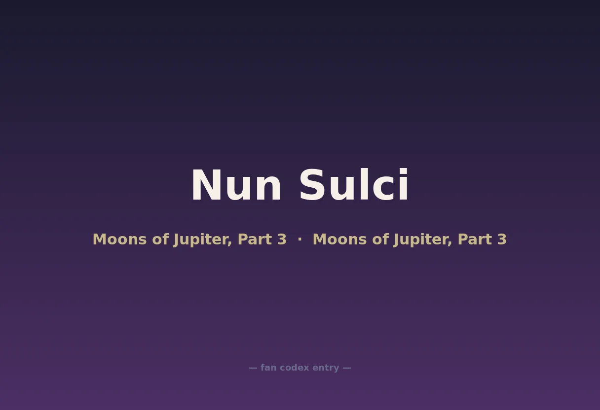 Nun Sulci