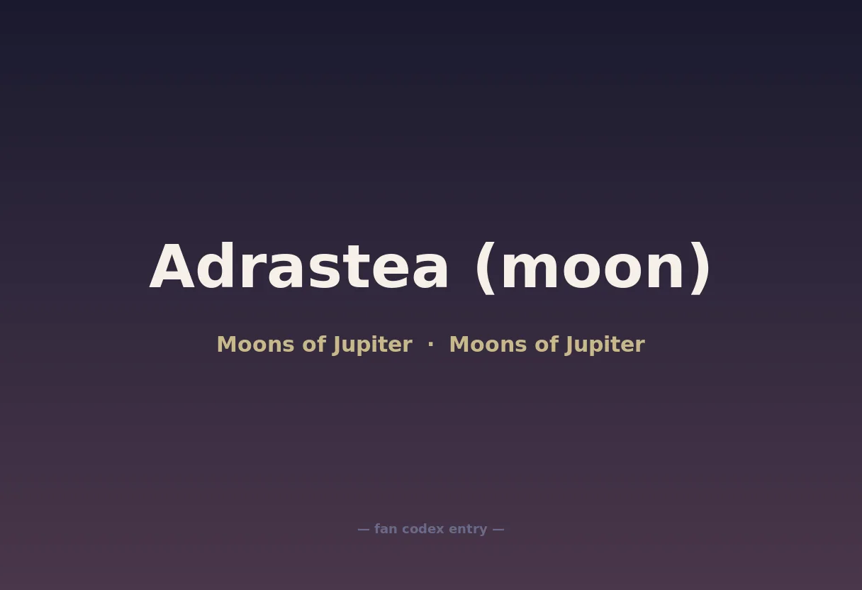 Adrastea (moon)