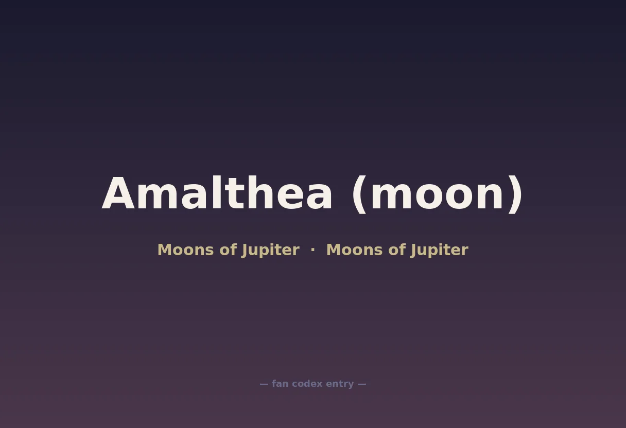 Amalthea (moon)