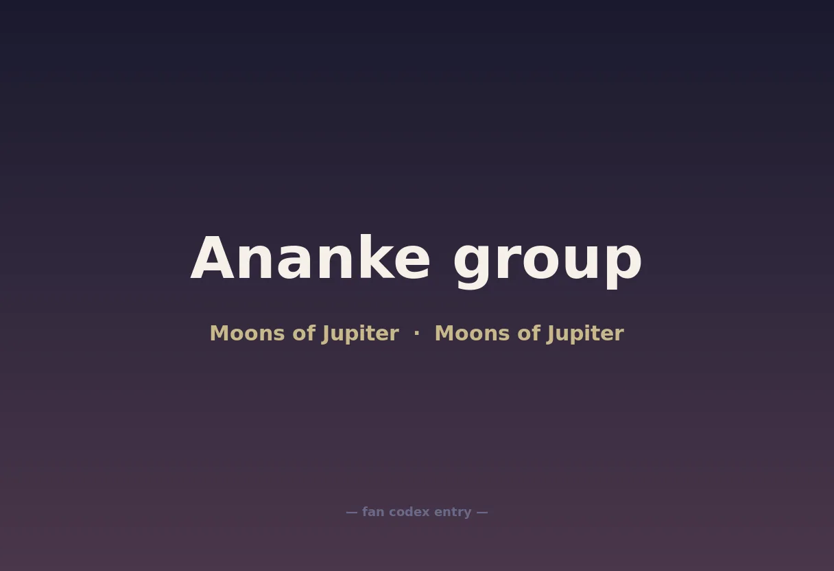 Ananke group