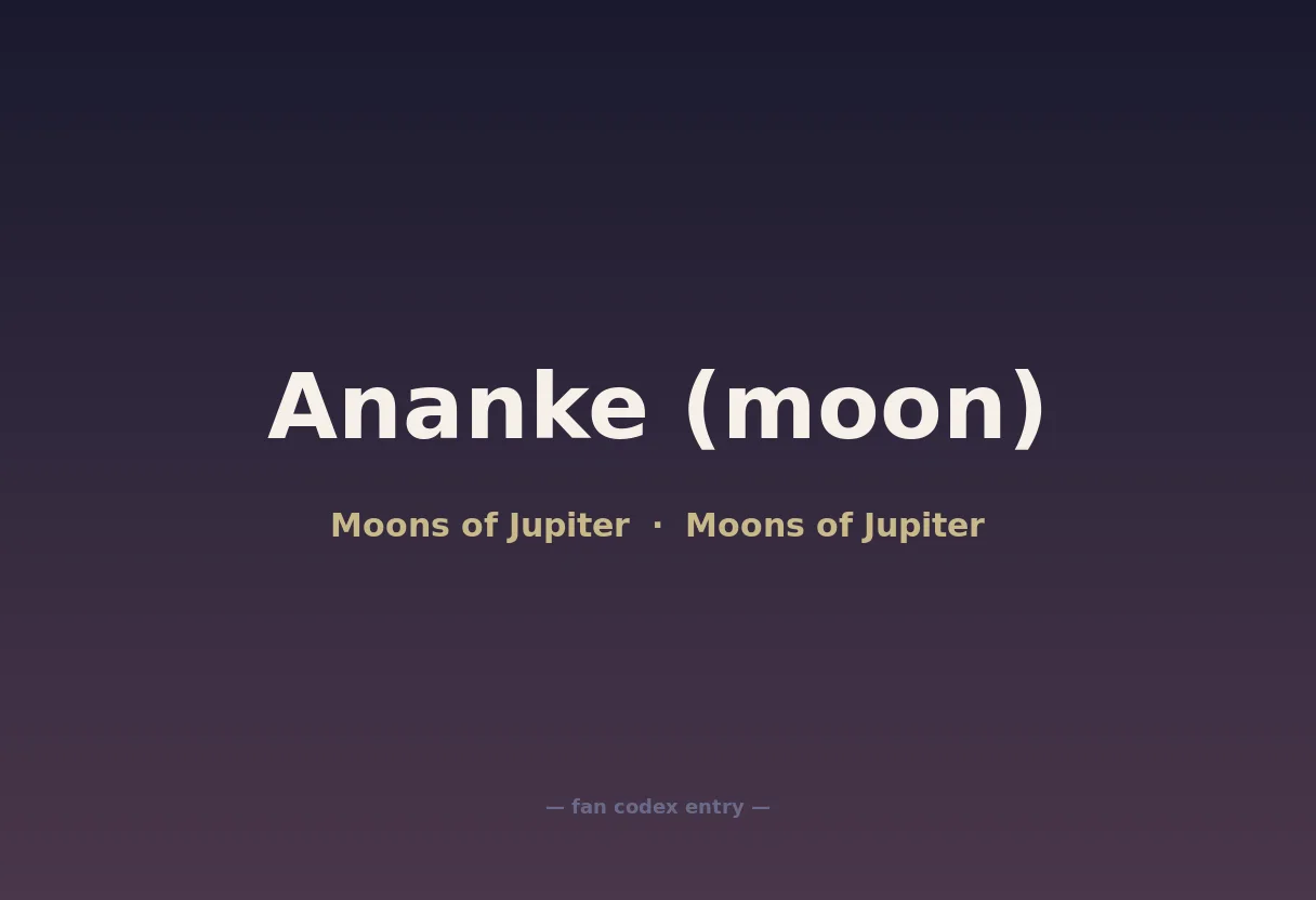 Ananke (moon)