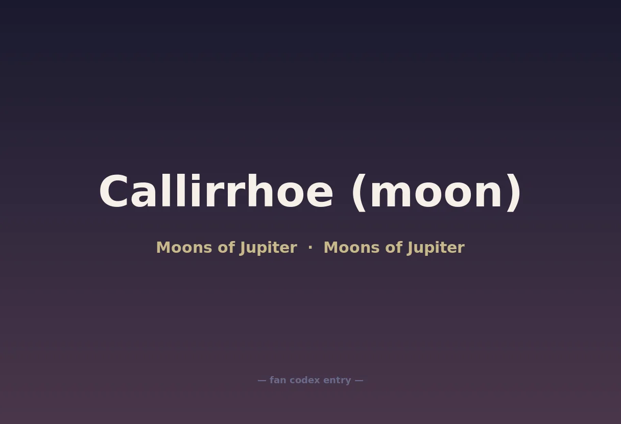 Callirrhoe (moon)
