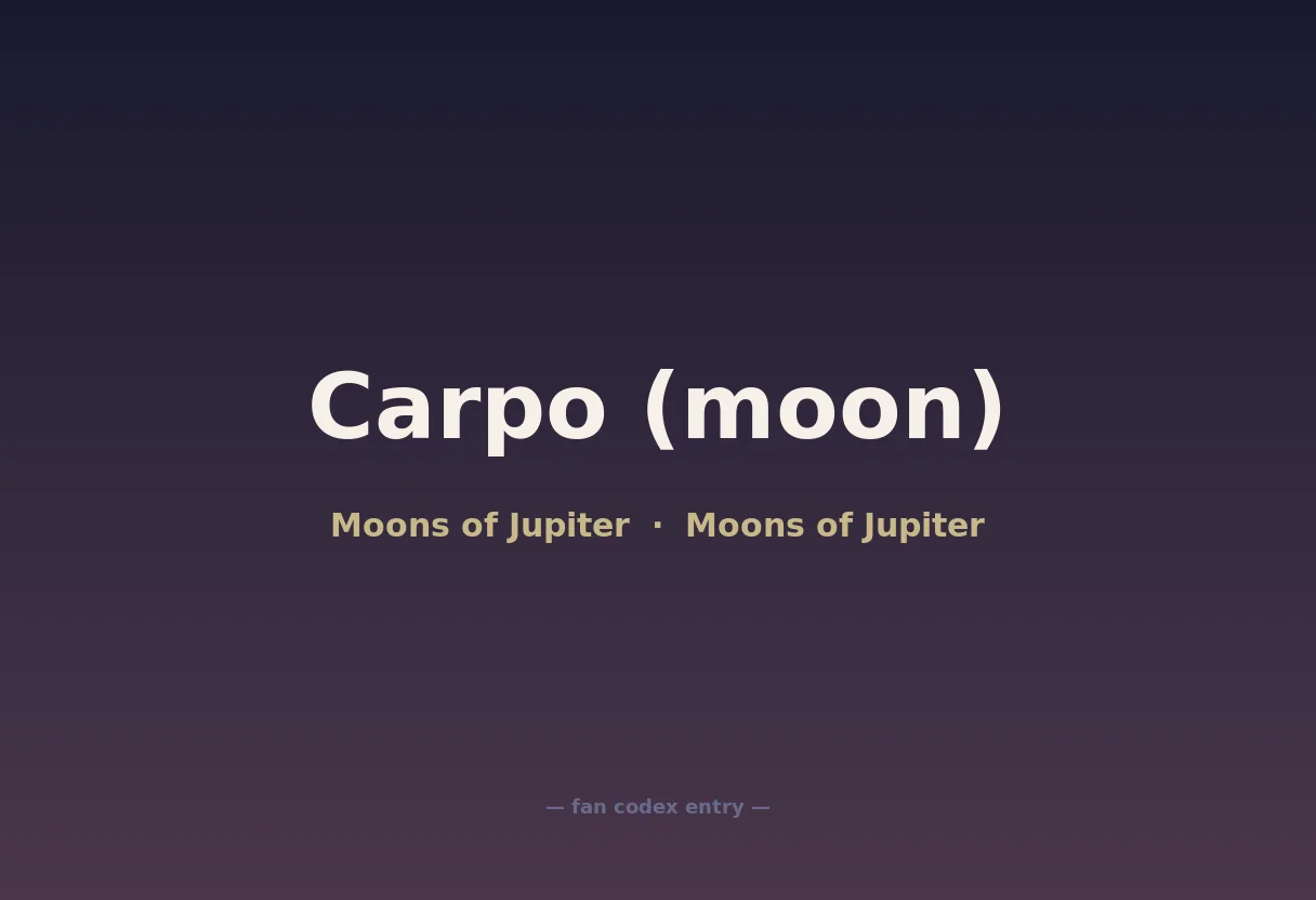 Carpo (moon)