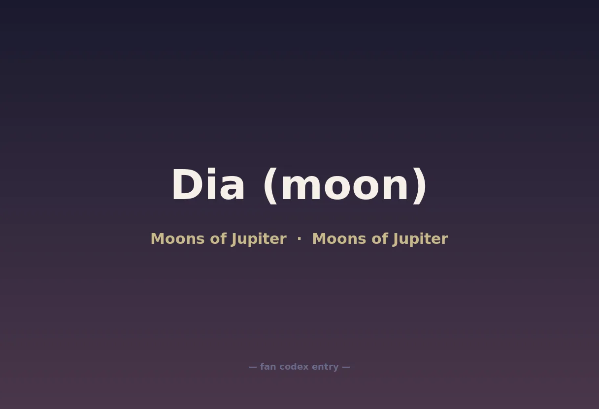 Dia (moon)