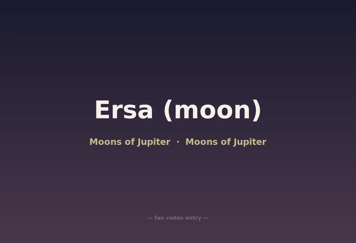 Ersa (moon)