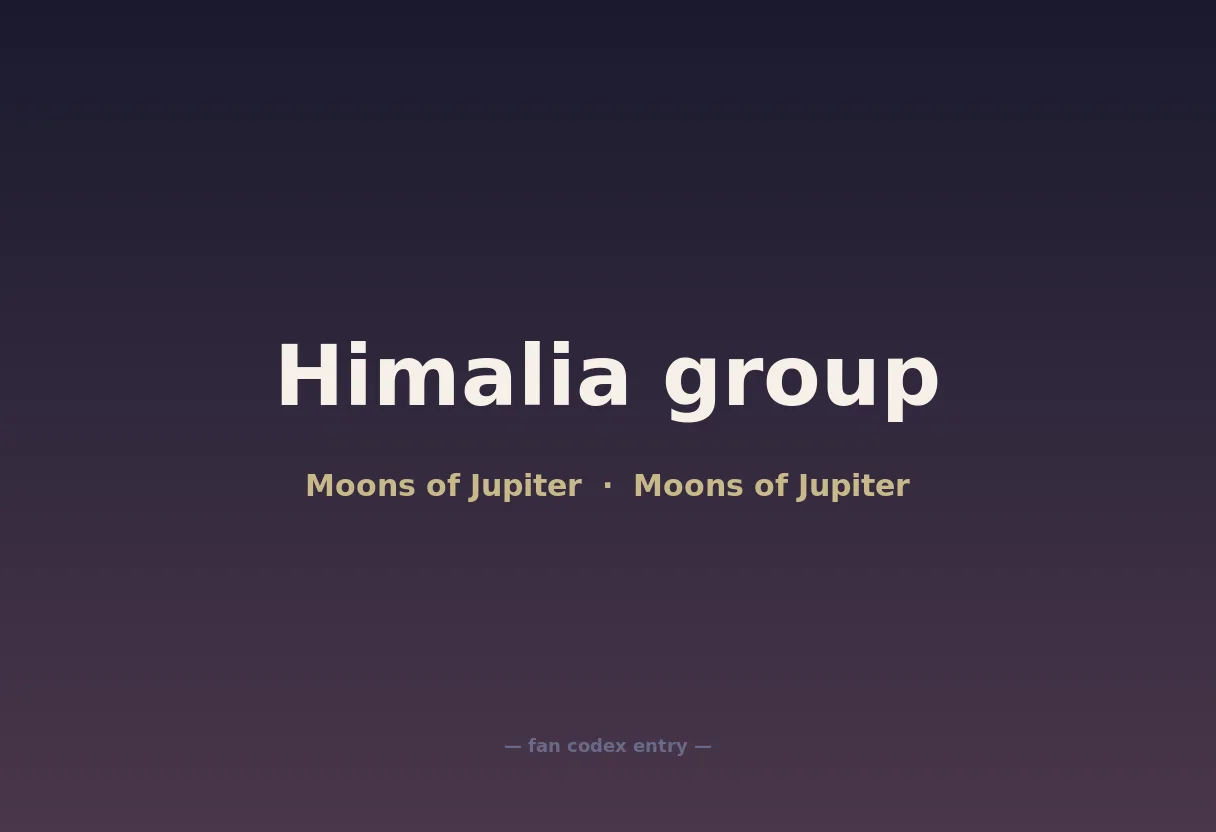 Himalia group