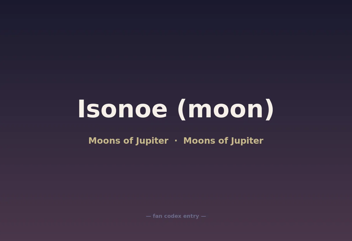 Isonoe (moon)