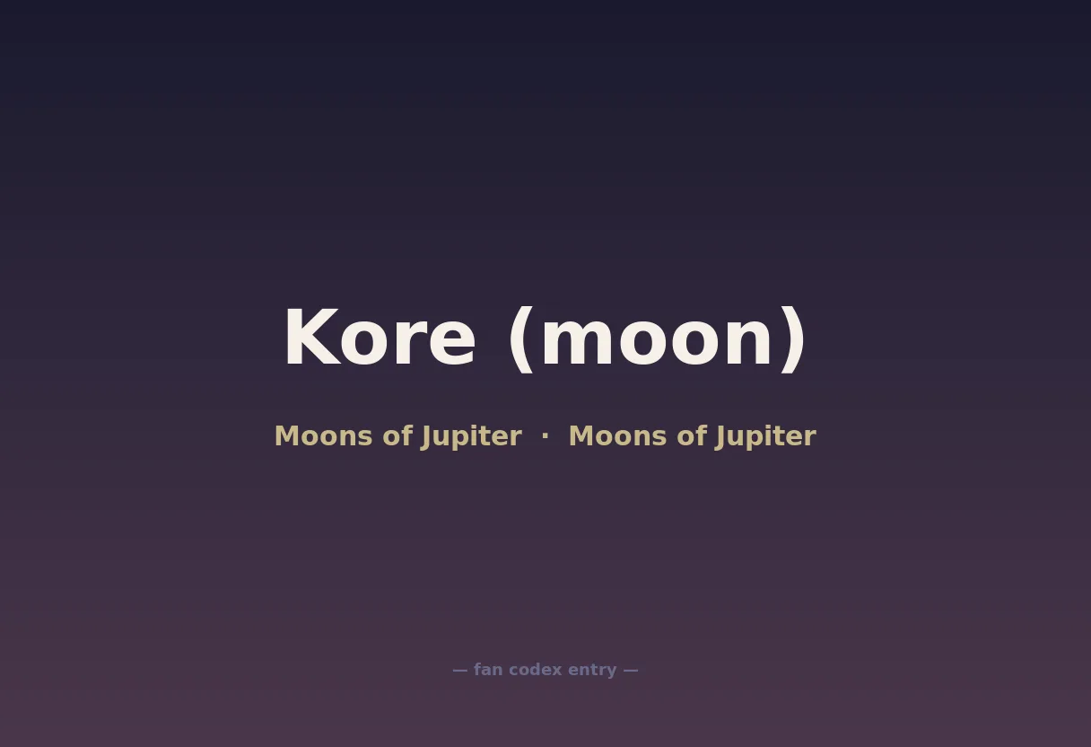 Kore (moon)