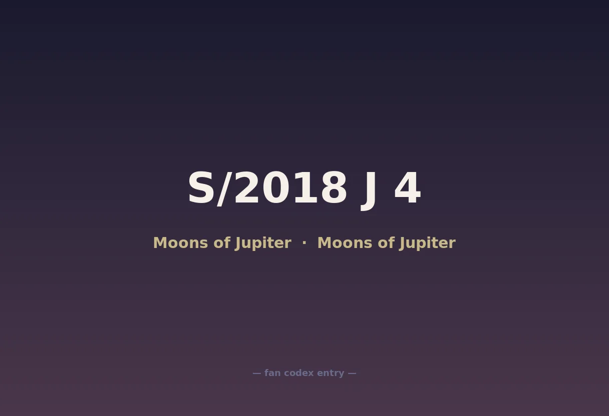S/2018 J 4