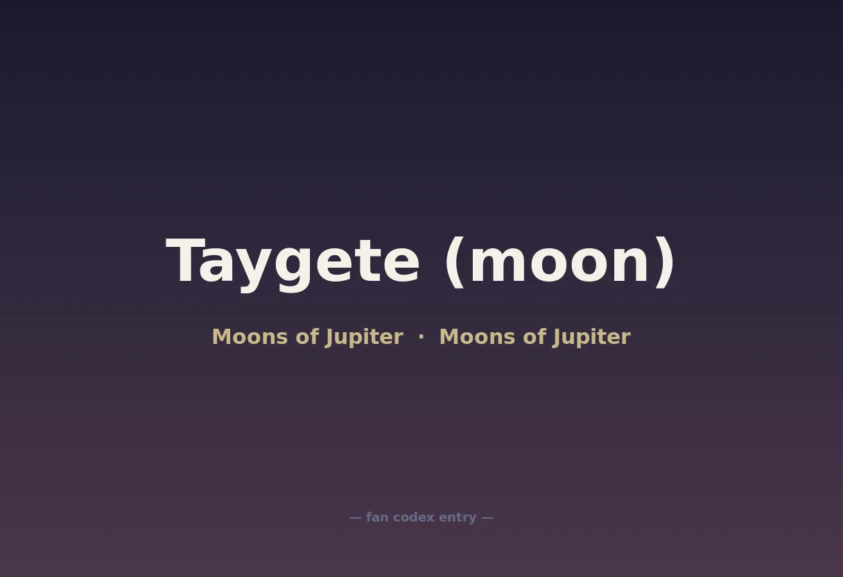 Taygete (moon)