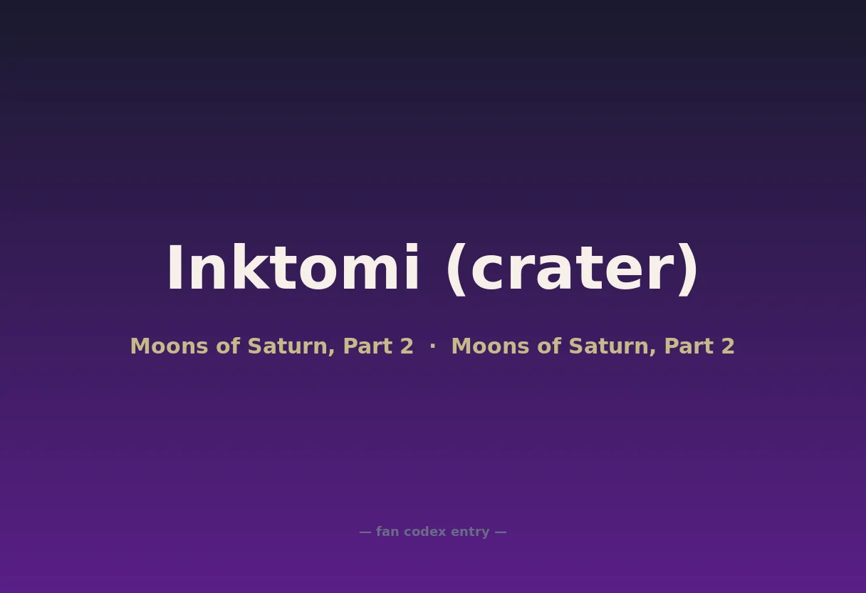 Inktomi (crater)