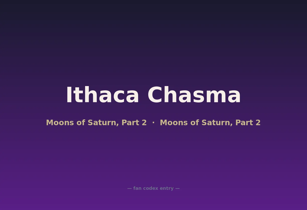 Ithaca Chasma