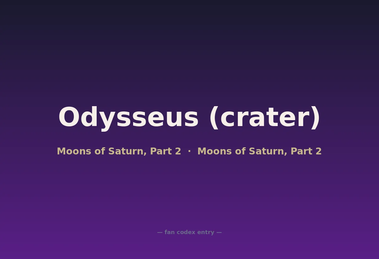 Odysseus (crater)