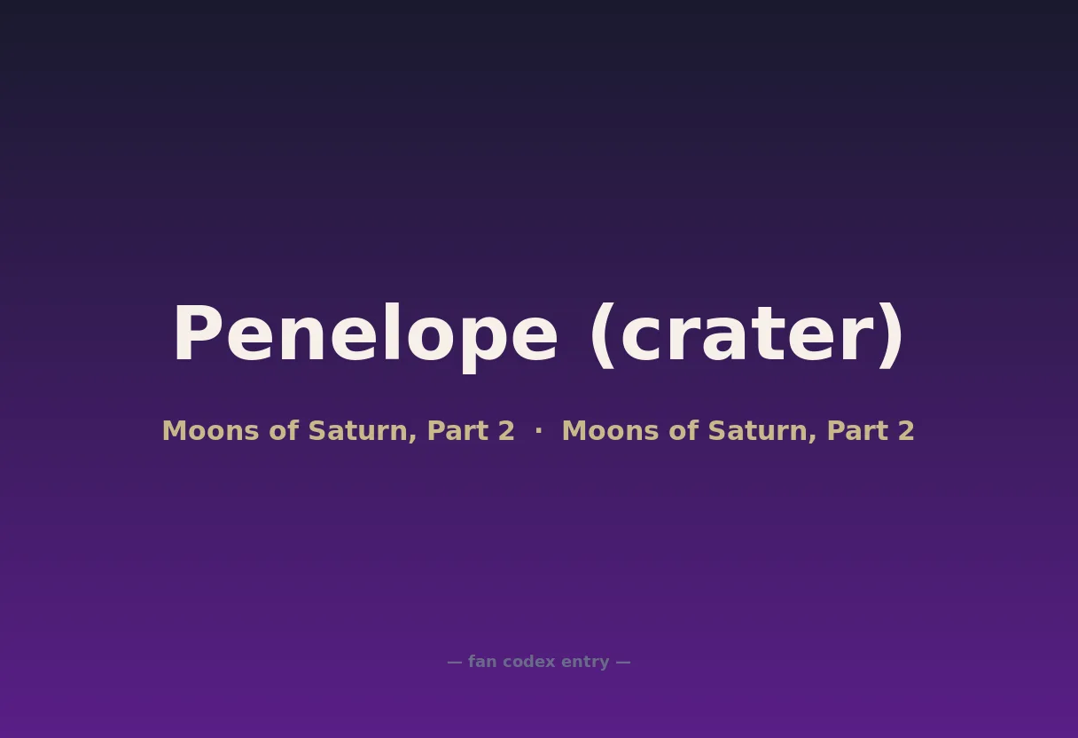 Penelope (crater)
