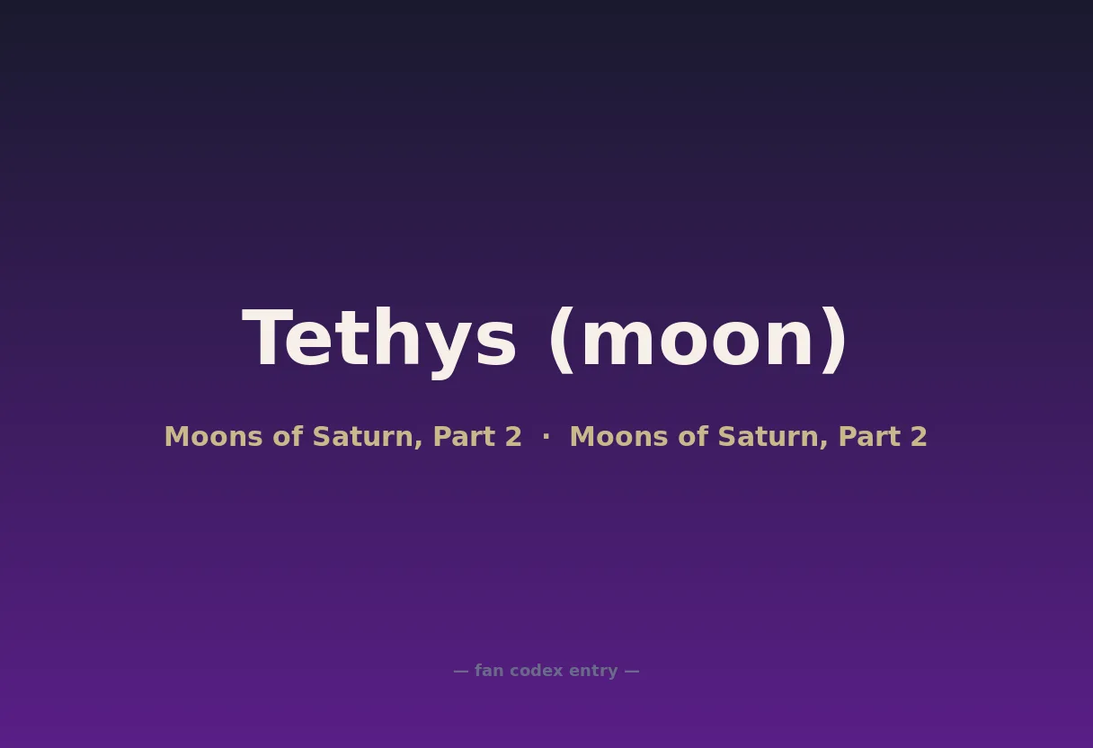 Tethys (moon)