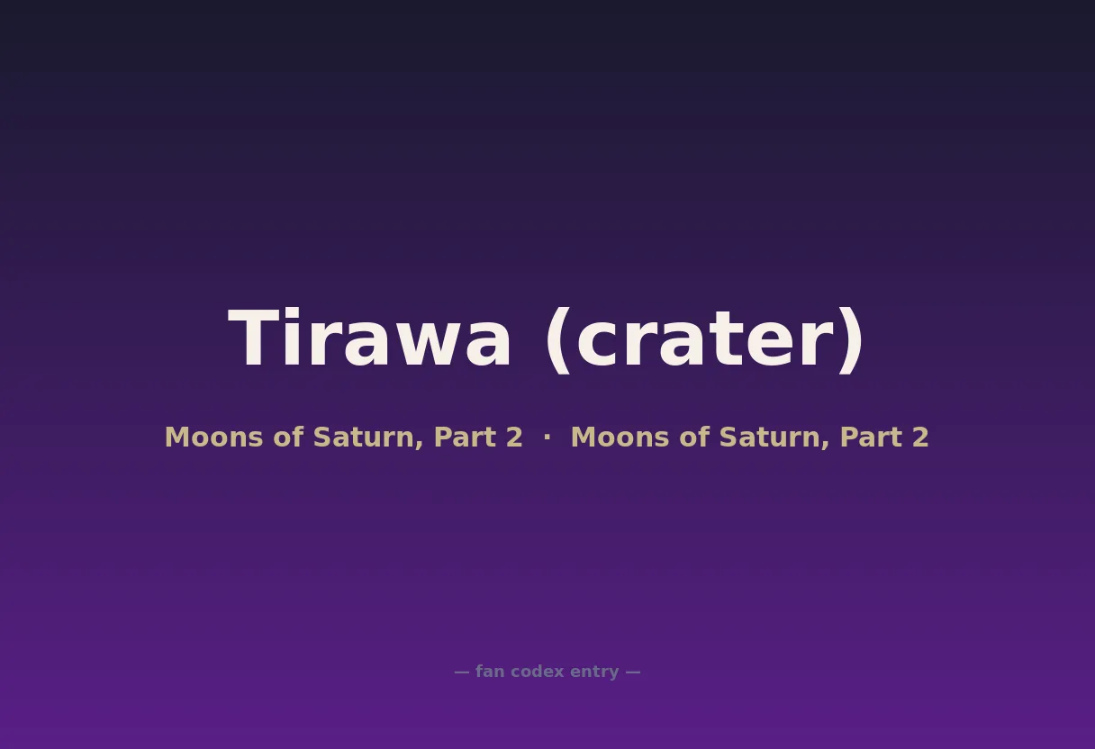 Tirawa (crater)