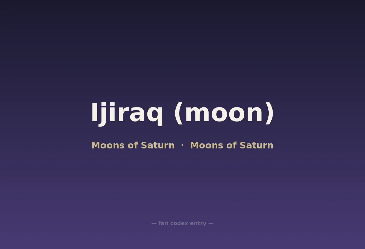 Ijiraq (moon)