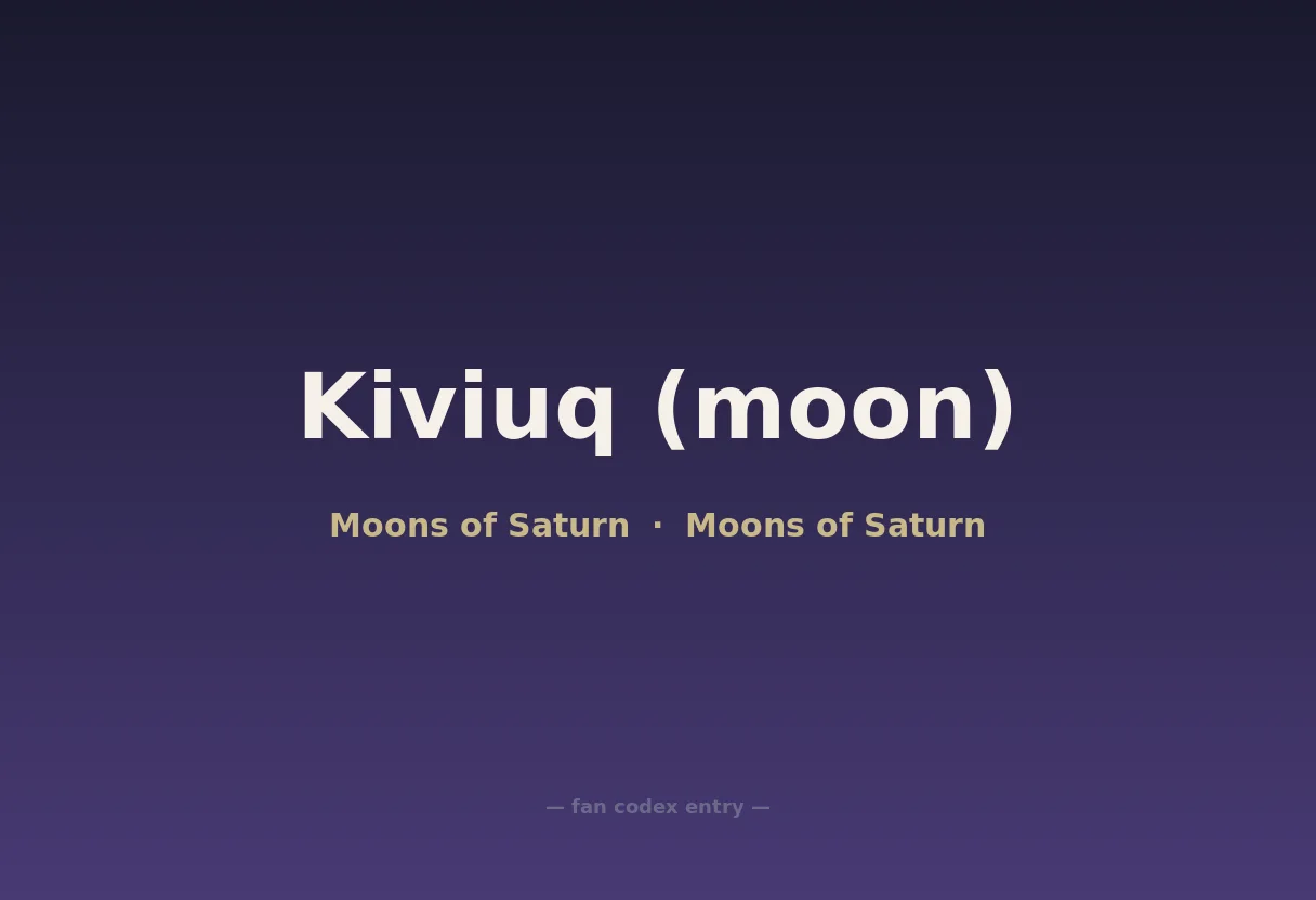 Kiviuq (moon)