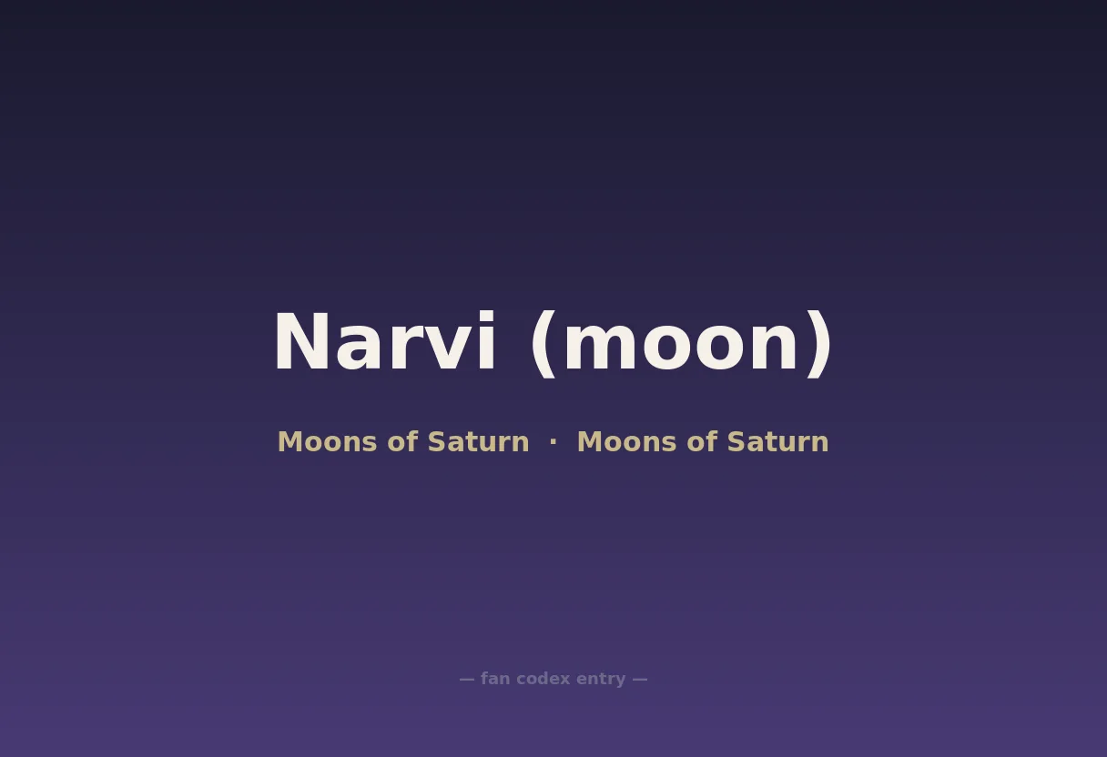 Narvi (moon)