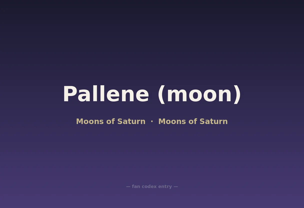 Pallene (moon)