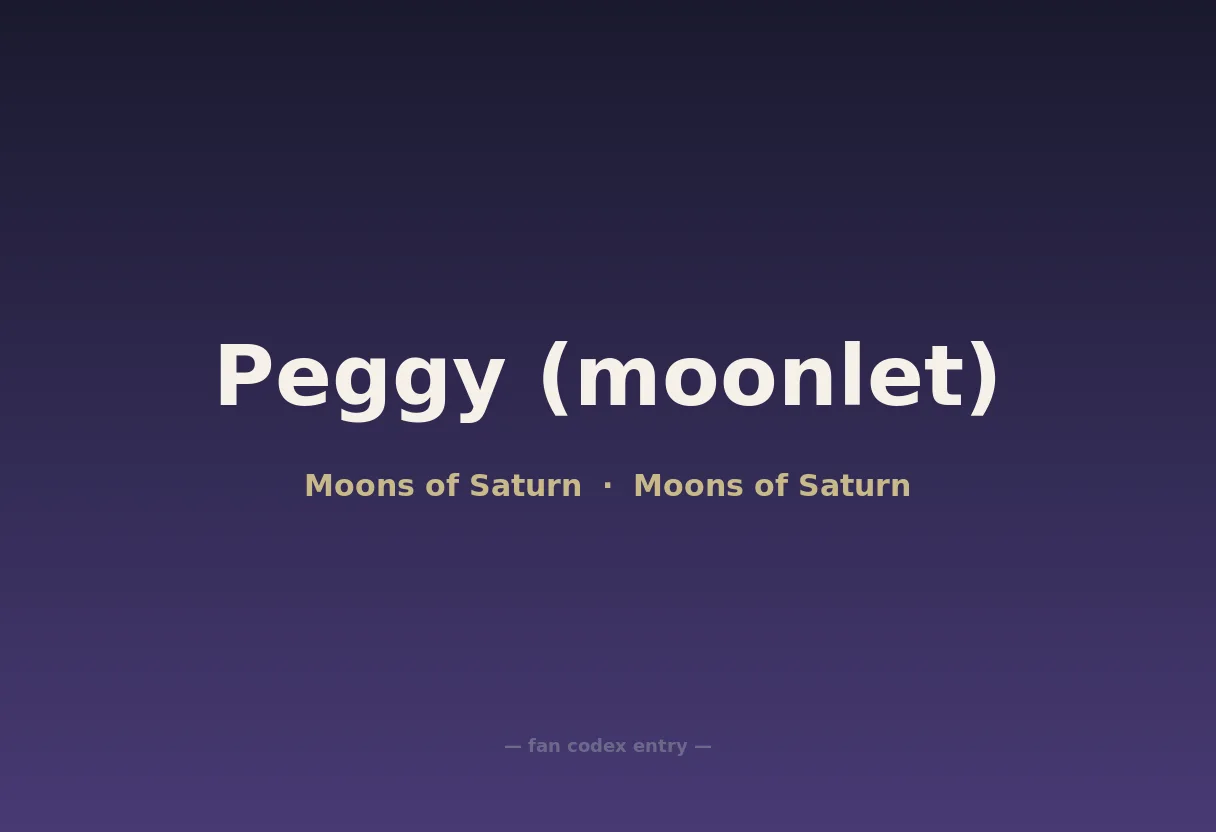 Peggy (moonlet)