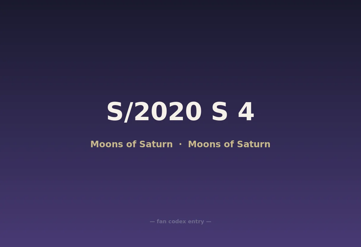 S/2020 S 4
