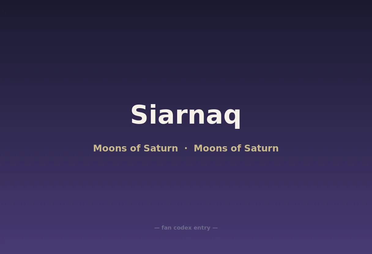 Siarnaq