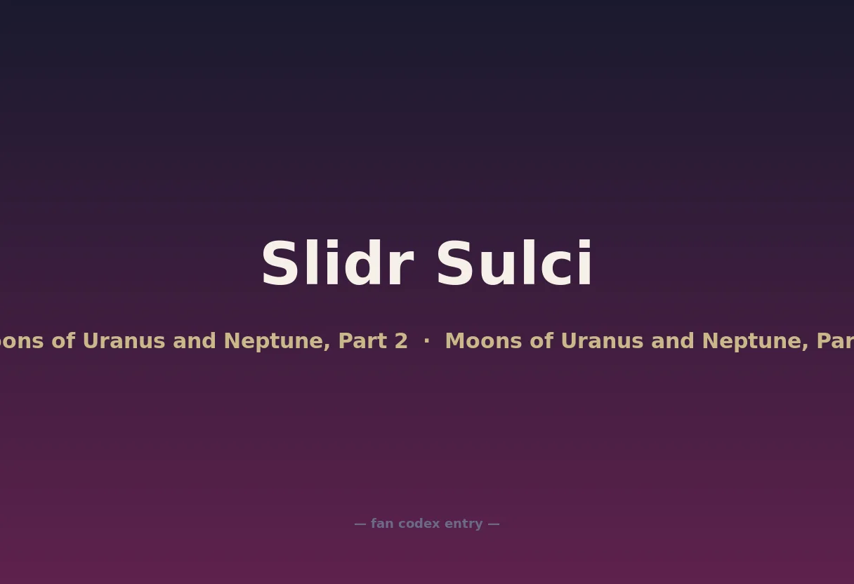 Slidr Sulci