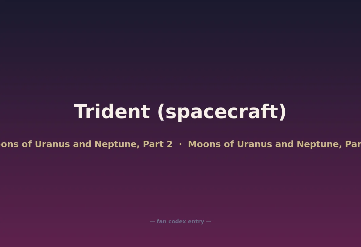 Trident (spacecraft)