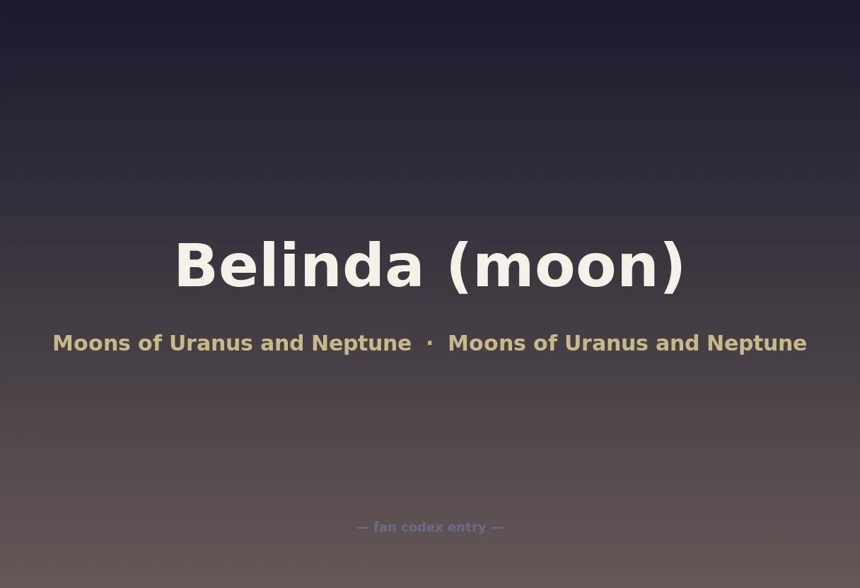 Belinda (moon)
