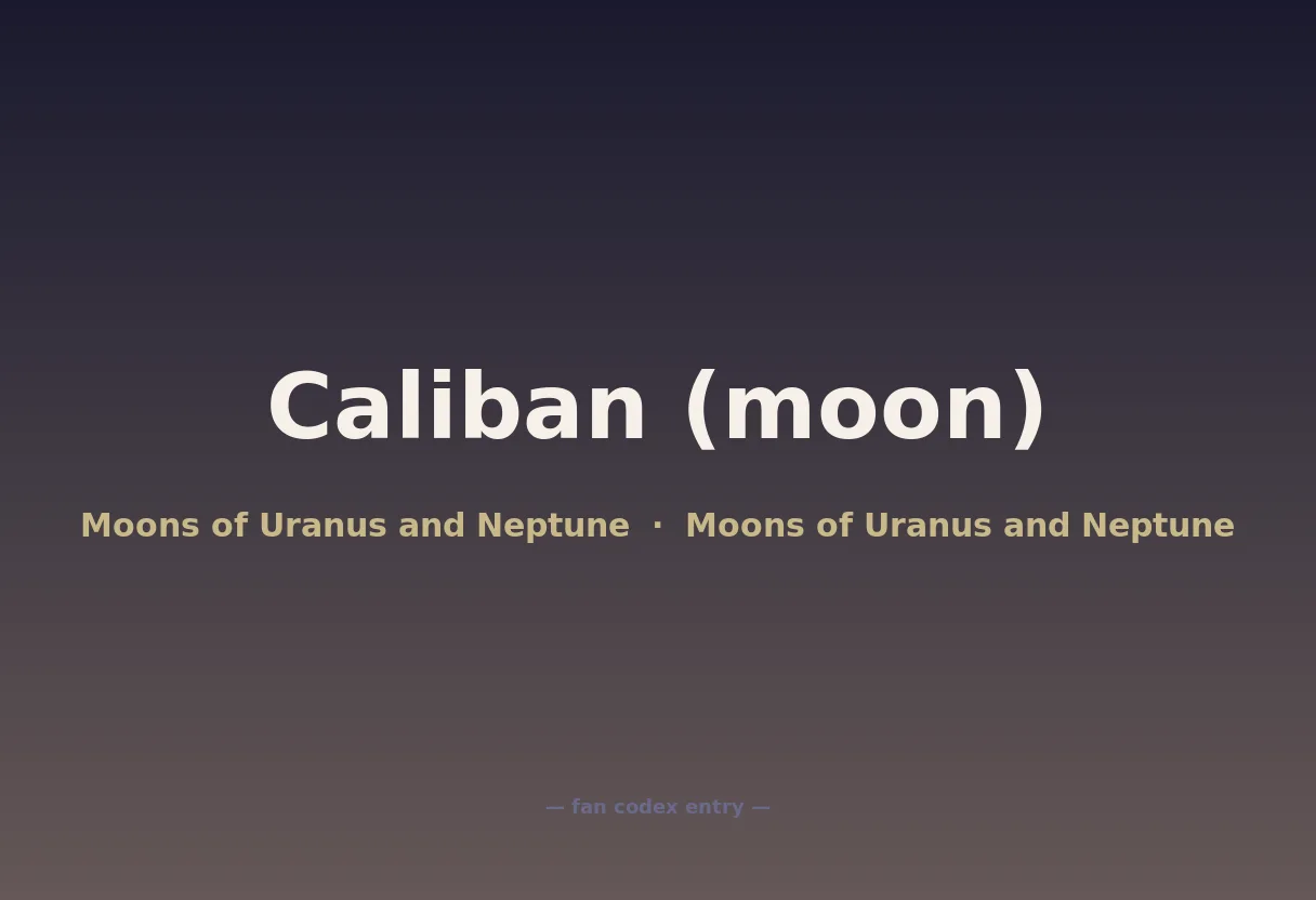 Caliban (moon)