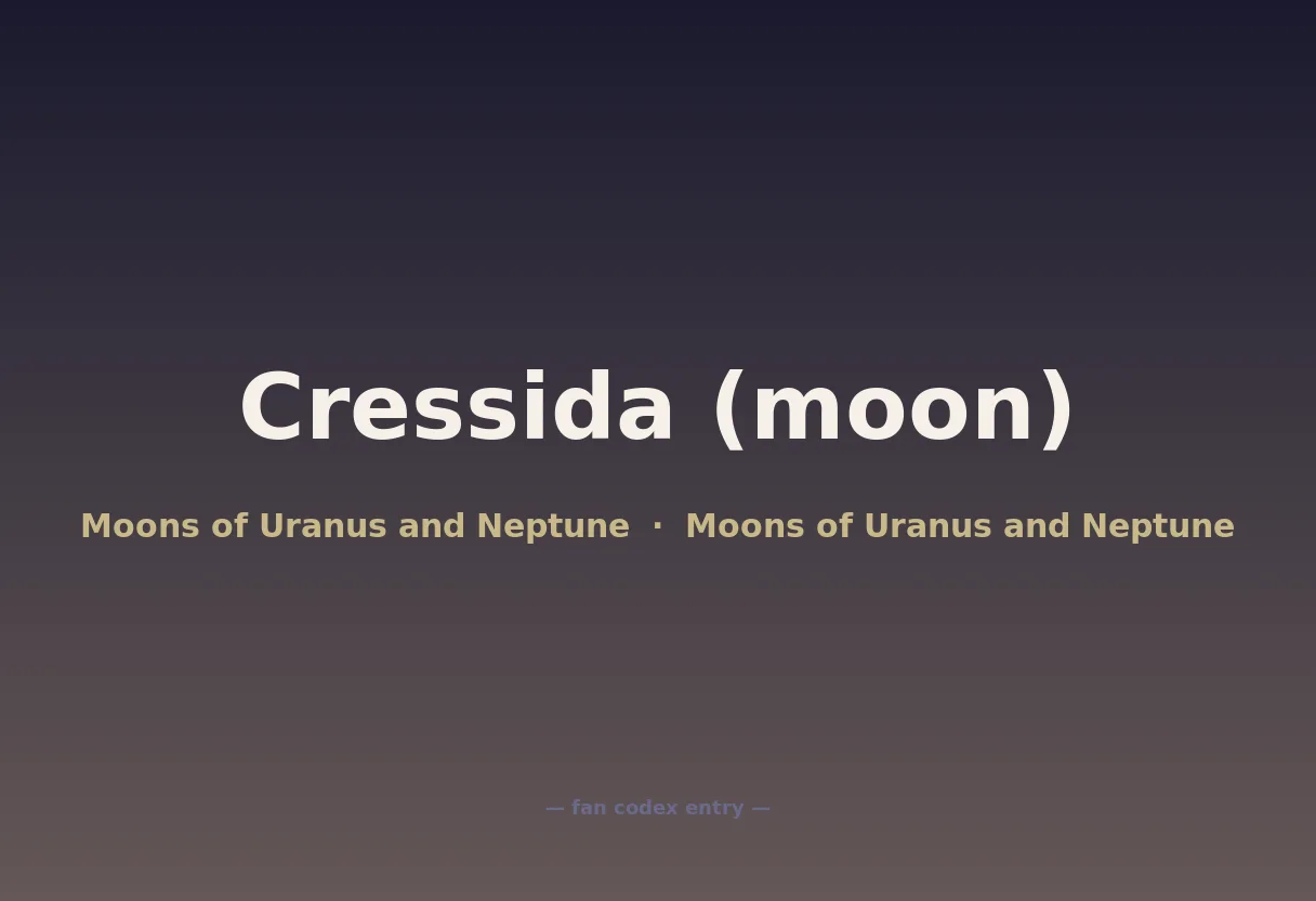 Cressida (moon)