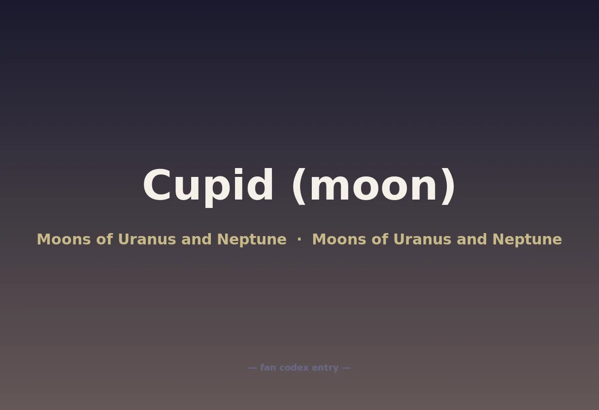 Cupid (moon)