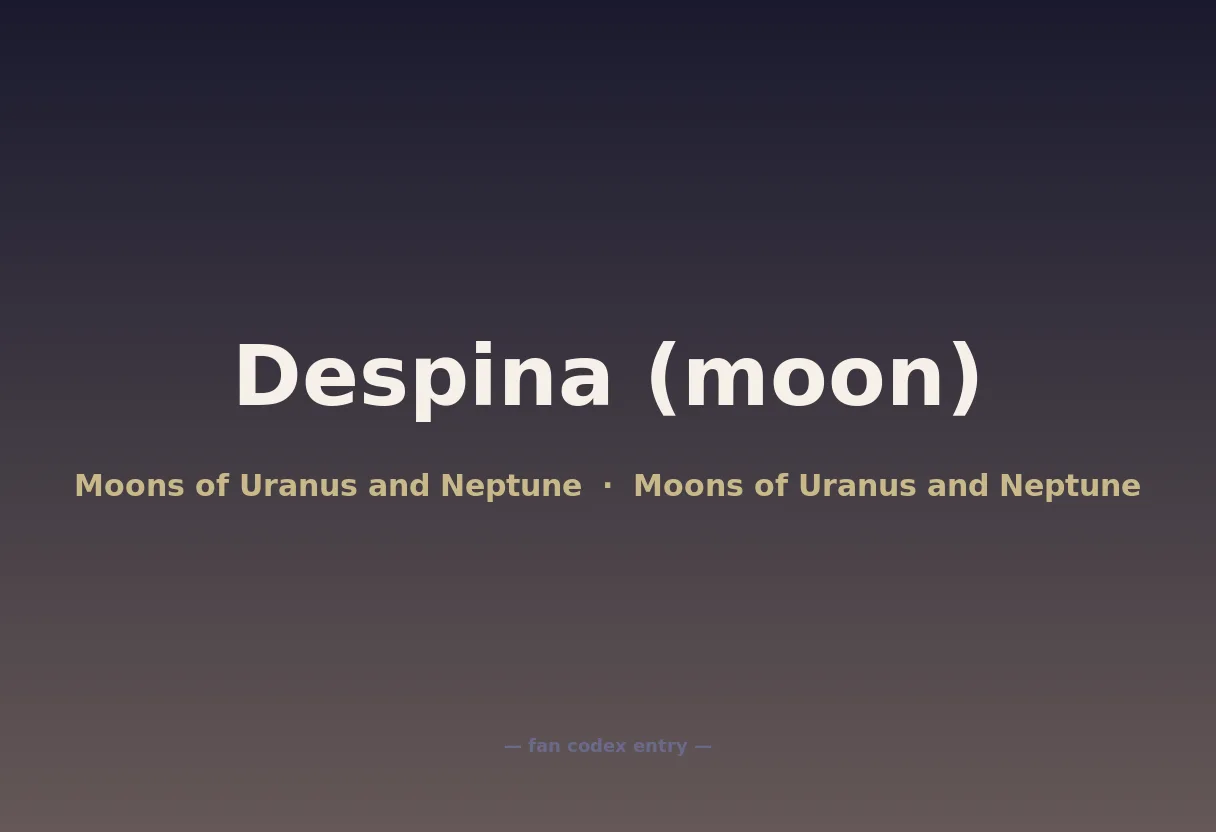 Despina (moon)