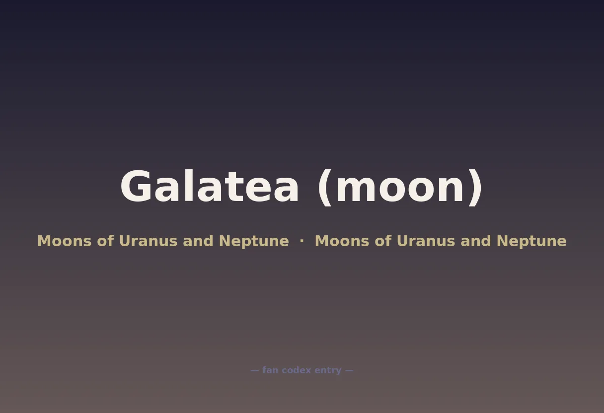 Galatea (moon)