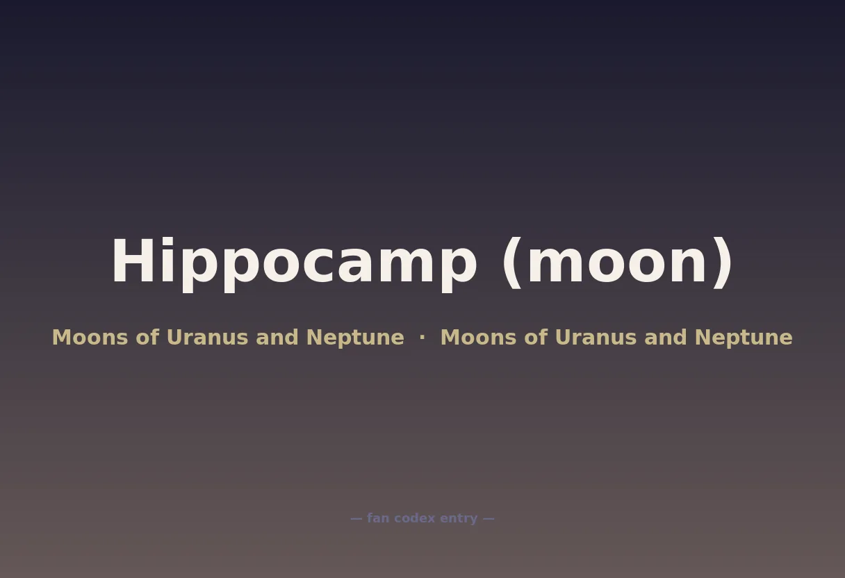 Hippocamp (moon)