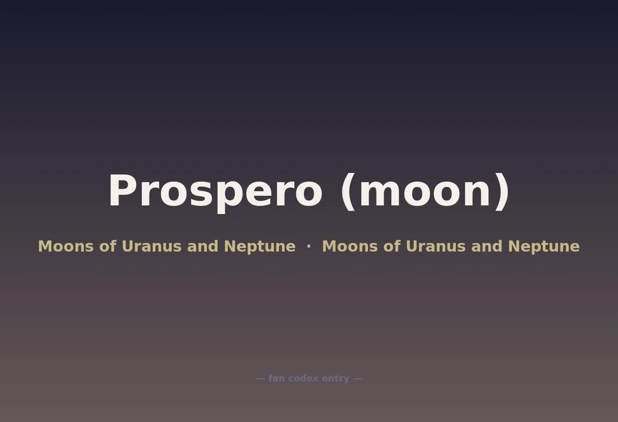 Prospero (moon)