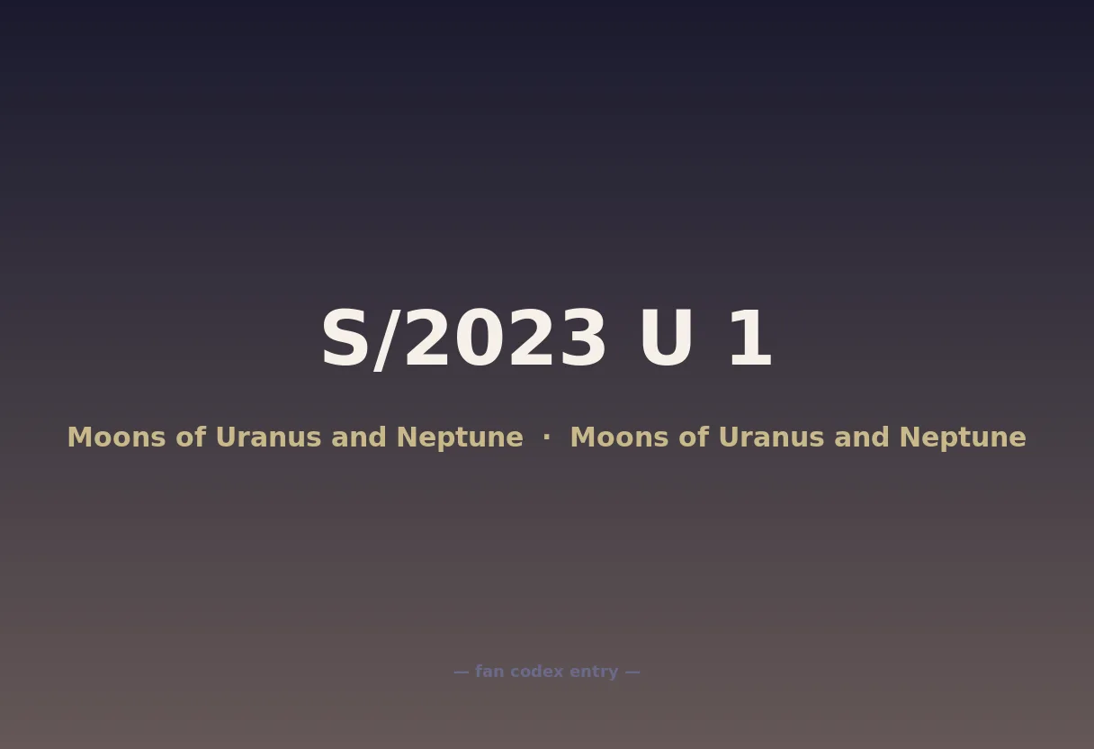 S/2023 U 1