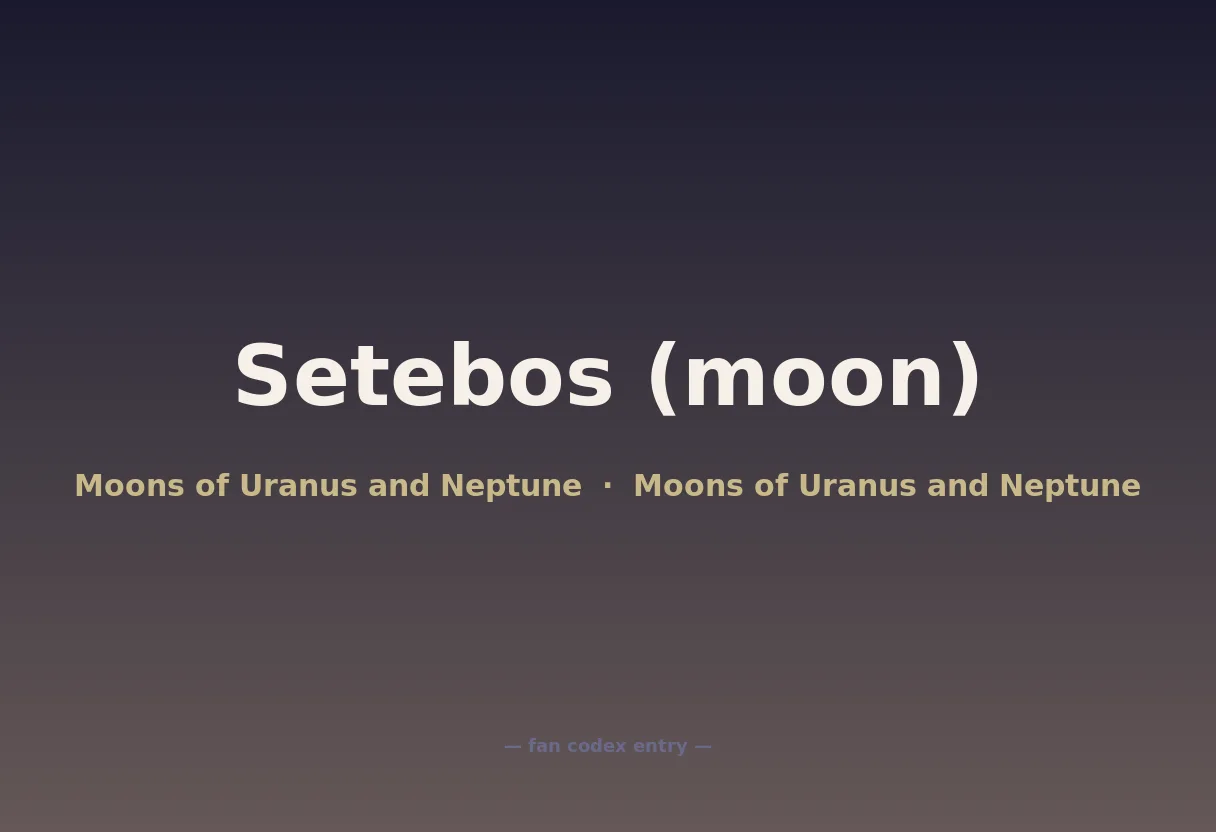 Setebos (moon)