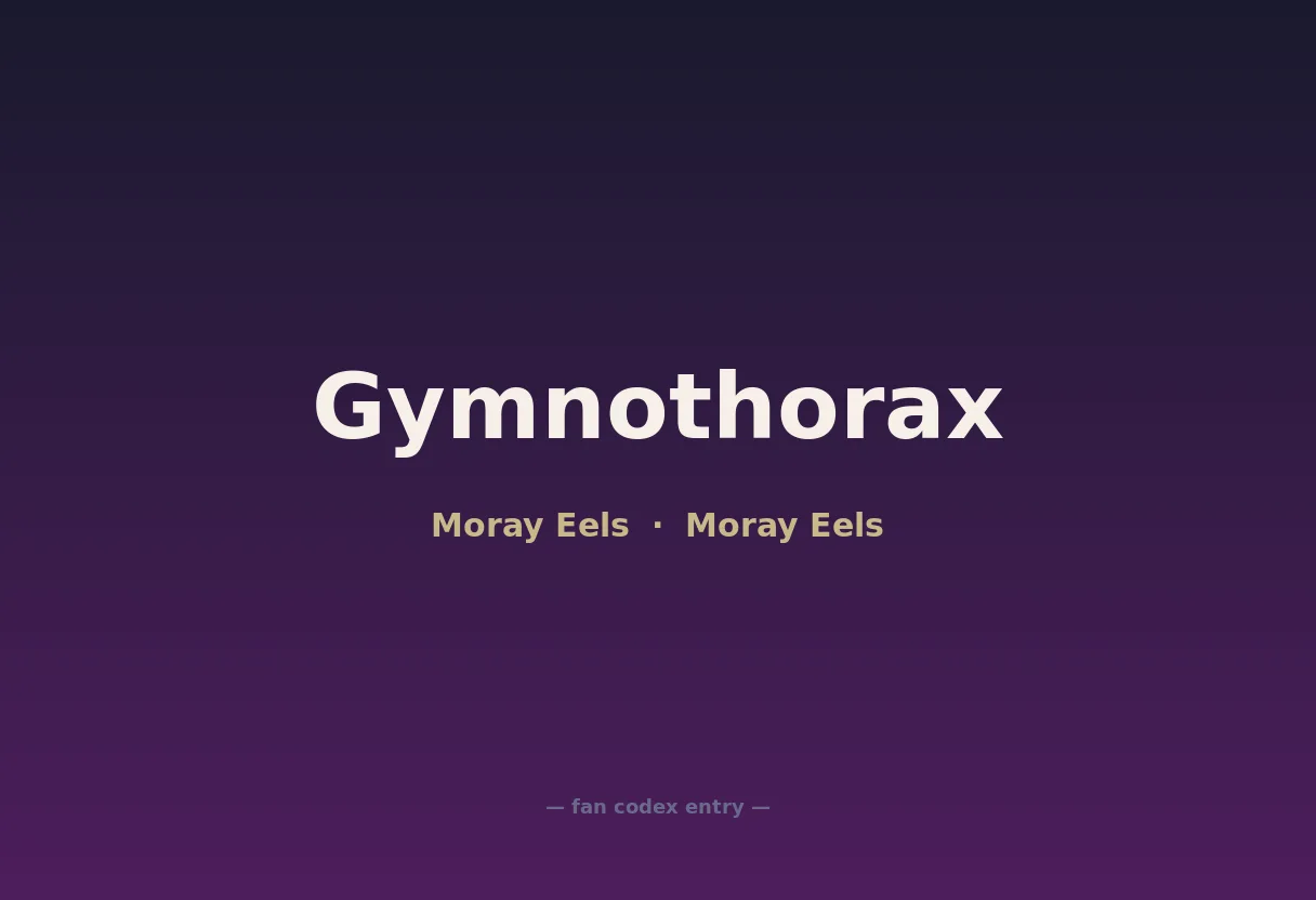 Gymnothorax